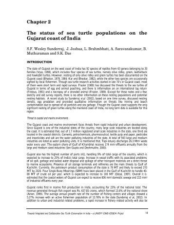 Chapter 2 The status of sea turtle populations on the Gujarat coast of ...