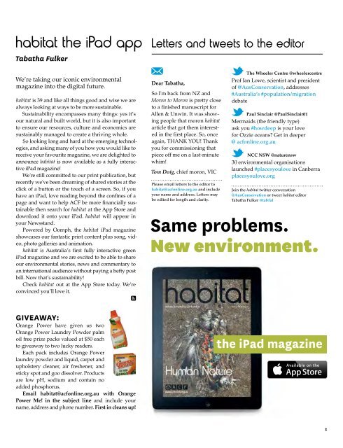 pdf of habitat - Australian Conservation Foundation