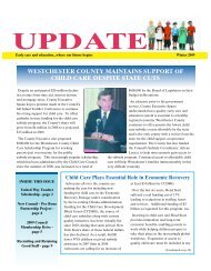 UPDATE - Child Care Council of Westchester, Inc.