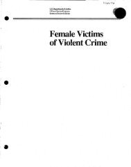 Female Victims of Violent Crime - Bureau of Justice Statistics