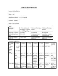 curriculum vitae - Spital Moinesti