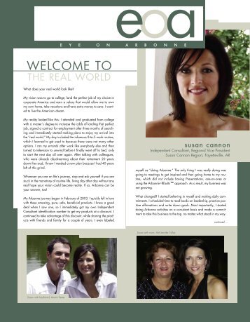 the real world - Arbonne