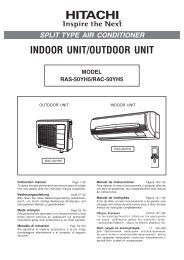 RAS-50YH5/RAC-50YH5 - Hitachi Air Conditioning Products