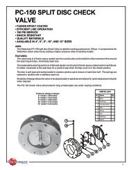 PC-150 SPLIT DISC CHECK VALVE - Waterman Industries