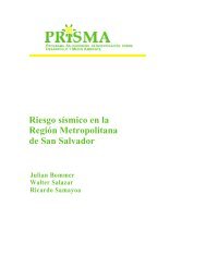 Riesgo sÃ­smico en la RegiÃ³n Metropolitana de San Salvador - Prisma