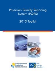 2013 PQRS Toolkit - Kansas Foundation for Medical Care