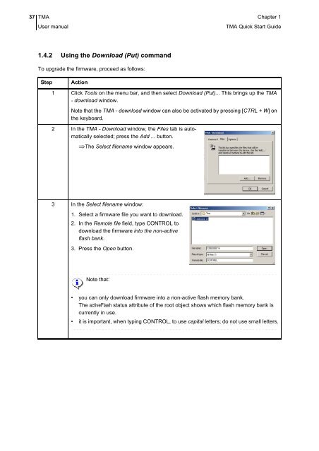 1 TMA Quick Start Guide - OneAccess extranet