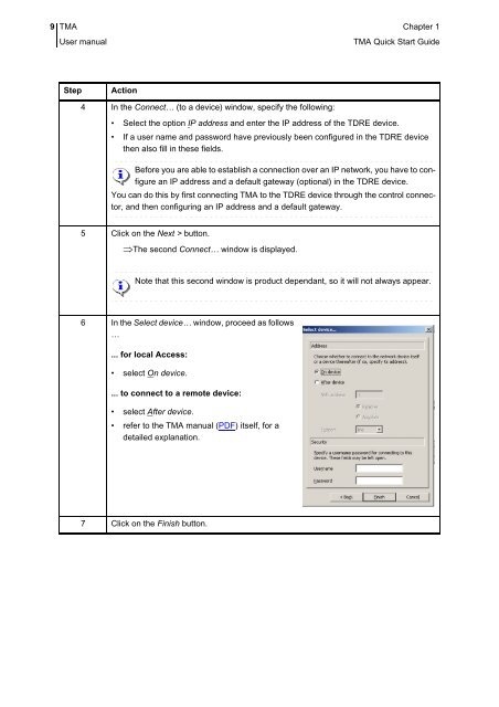 1 TMA Quick Start Guide - OneAccess extranet