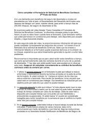 How to Complete the Continued Claim Form - Espanol