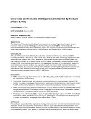 Occurrence and Formation of Nitrogenous Disinfection By-Products