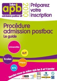 guide apres le bac - Lycée professionnel Claude Anthime Corbon