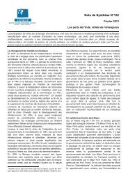 Note de Synthèse N°152 - WK Transport Logistique