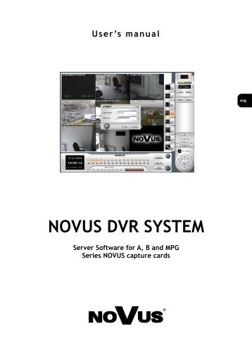 NOVUS DVR SYSTEM - Scan Secure AS