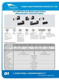 4V 4V100 Series Solenoid Valve, Pneumatic Control Valve