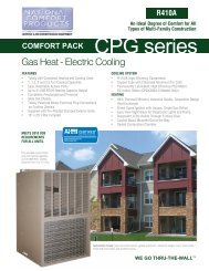 CPG-C Series - National Comfort Products
