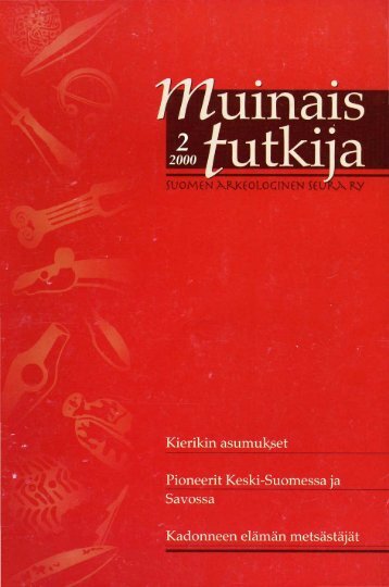 PDF - Suomen arkeologinen seura ry.