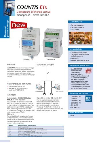 COUNTIS E1x - Socomec