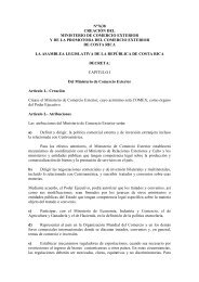 Ley CreaciÃ³n del Ministerio de Comercio Exterior y de la ... - Procomer