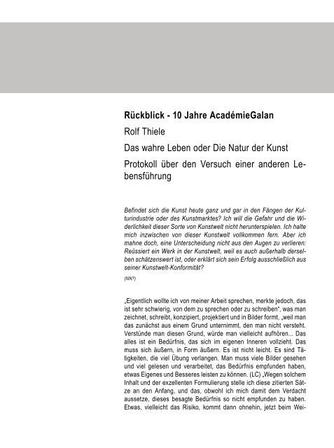 Das Buch - 10 Jahre AG (PDF) - Académie Galan