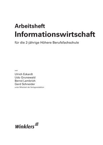 Arbeitsheft Informationswirtschaft