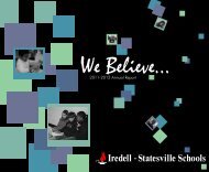 About Us - Iredell-Statesville Schools