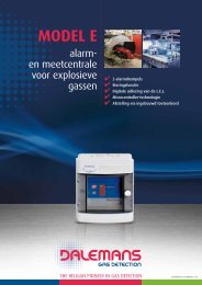 MODEL E - Dalemans Gas Detection