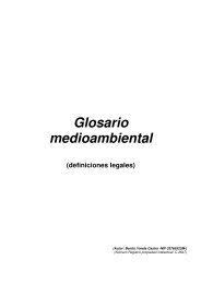 Glosario medioambiental