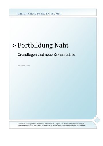 Naht von Dammverletzungen - Hebamme Christiane Schwarz ...