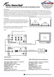 HAS-206 Active Splitter Installation Manual - The Technoworx Store