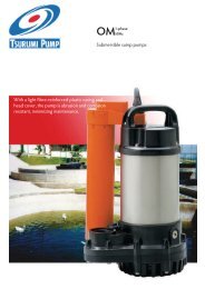 Tsurumi OMA-2 230V Submersible Pump - Consolidated Pumps