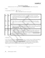 Model Disclosure Form