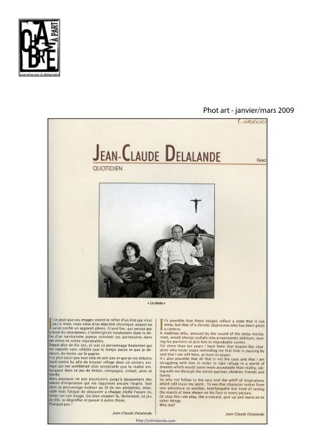 Jean-Claude Delalande - Réseau art contemporain Alsace