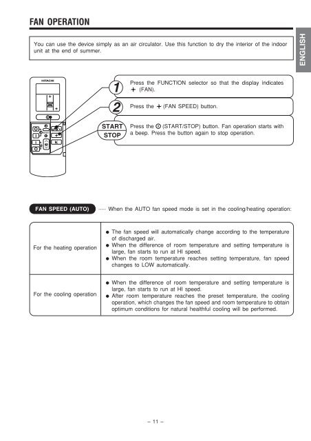 RAS-50YHA1/RAC-50YHA1 - Hitachi Air Conditioning Products