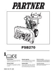 OM, Partner, PSB270, 96191004401, 2011-09, Snow Thrower, CZ ...