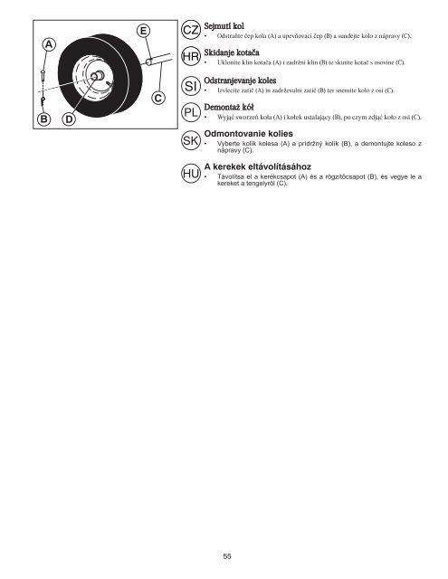 OM, Partner, PSB270, 96191004401, 2011-09, Snow Thrower, CZ ...