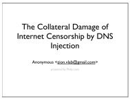 The Collateral Damage of Internet Censorship by DNS Injection