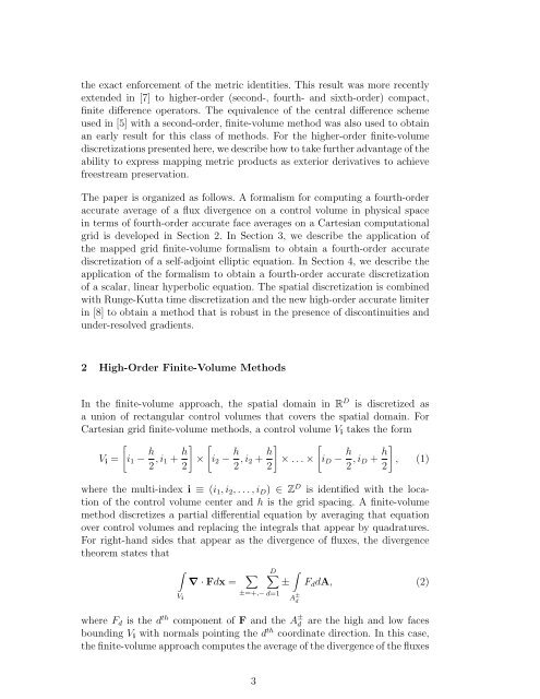 High-Order, Finite-Volume Methods in Mapped Coordinates