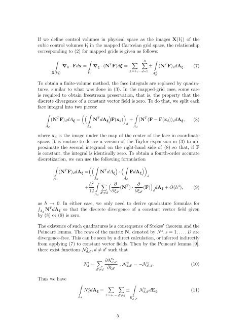 High-Order, Finite-Volume Methods in Mapped Coordinates