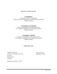 PRODUCT MONOGRAPH PrCLOPIXOLÂ® PrCLOPIXOL ... - Lundbeck