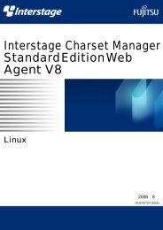 Interstage Charset Manager Standard Edition WebÃ¥Â…Â¥Ã¥ÂŠÂ› Agent V8 ...