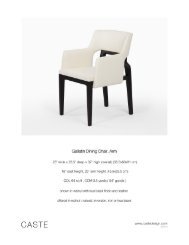 Gallatin Dining Chair, Arm - De Sousa Hughes