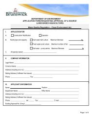application form requesting approval of a source - Government of ...