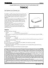 Toshiba T6963C GLCD datasheet - Roman Black