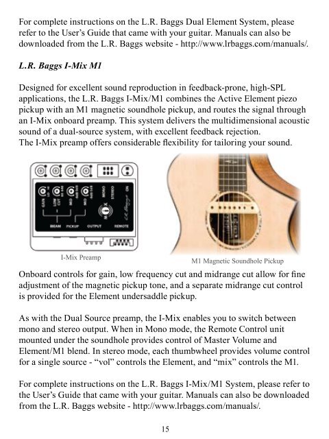 Breedlove Owner's Manual - Breedlove Guitar Company
