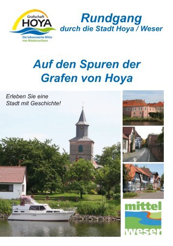 Auf den Spuren der Grafen von Hoya - Mittelweser-Touristik GmbH