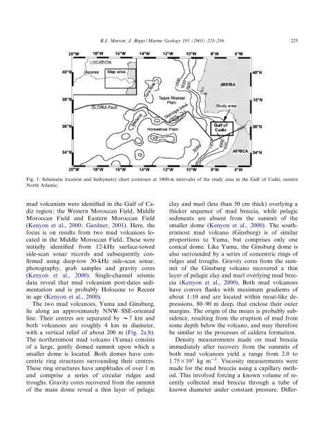 Numerical modelling of mud volcanoes and their ... - ResearchGate