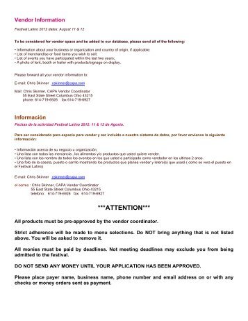 vendor agreement