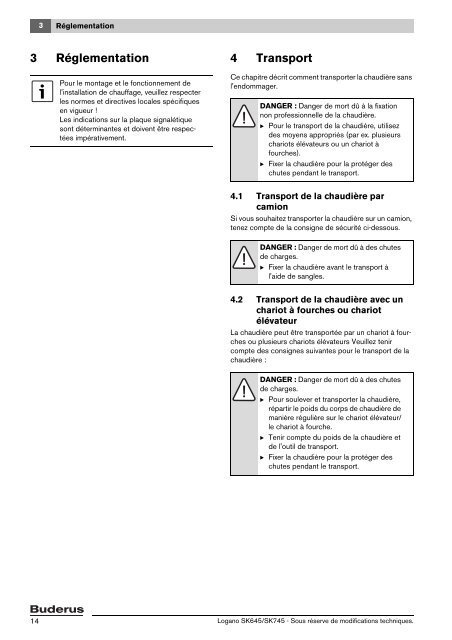 Notice de montage et d'entretien ChaudiÃ¨res en acier