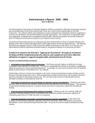 Administration Report: 2005-2006 - School of Veterinary Medicine