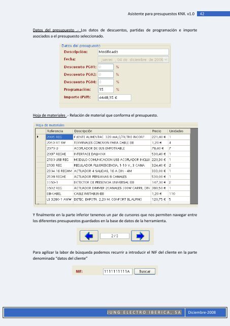 1 Asistente para presupuestos KNX. v1.0 JUNG ... - Jungiberica.net